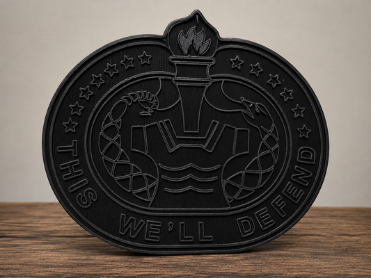 Drill Sergeant Badge – "This We'll Defend"
